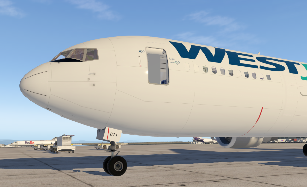 Westjet Boeing 767-300ER C-FOGJ for Project76 - Aircraft Skins