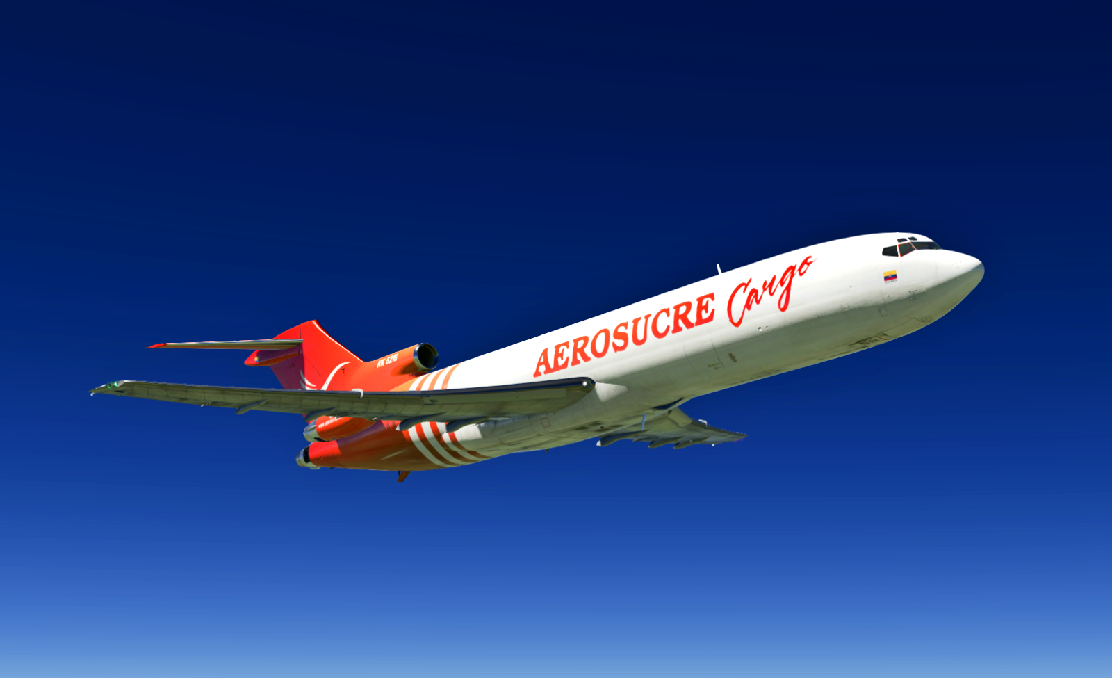 その他 riiioriiio Aerosucre Boeing 727-227(Adv)(F) HK-5216 (New Livery 2021) - FJS