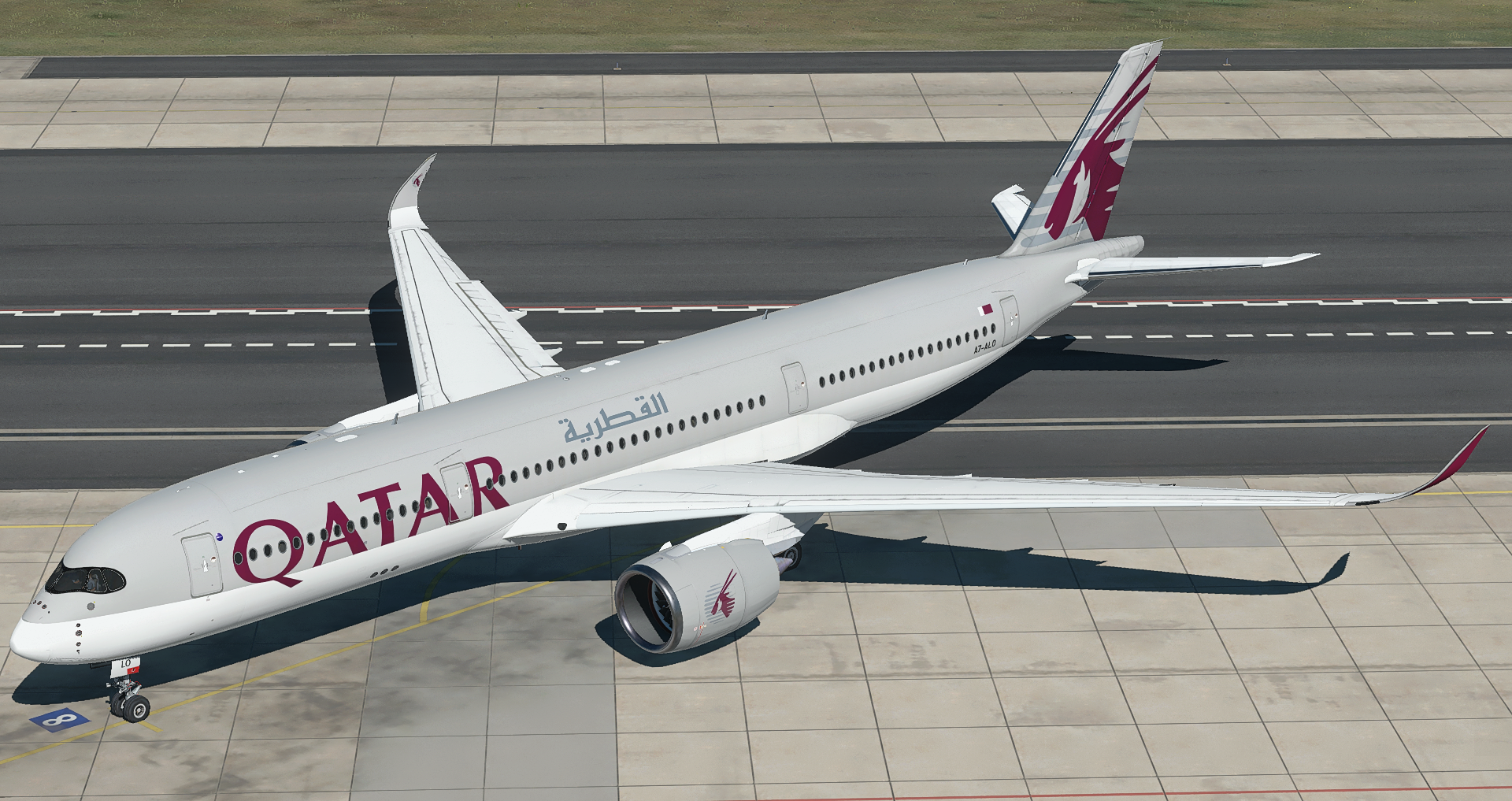Qatar Airways - A7-ALO / Flight Factor A350-900 - FlightFactor -  X-Plane.Org Forum