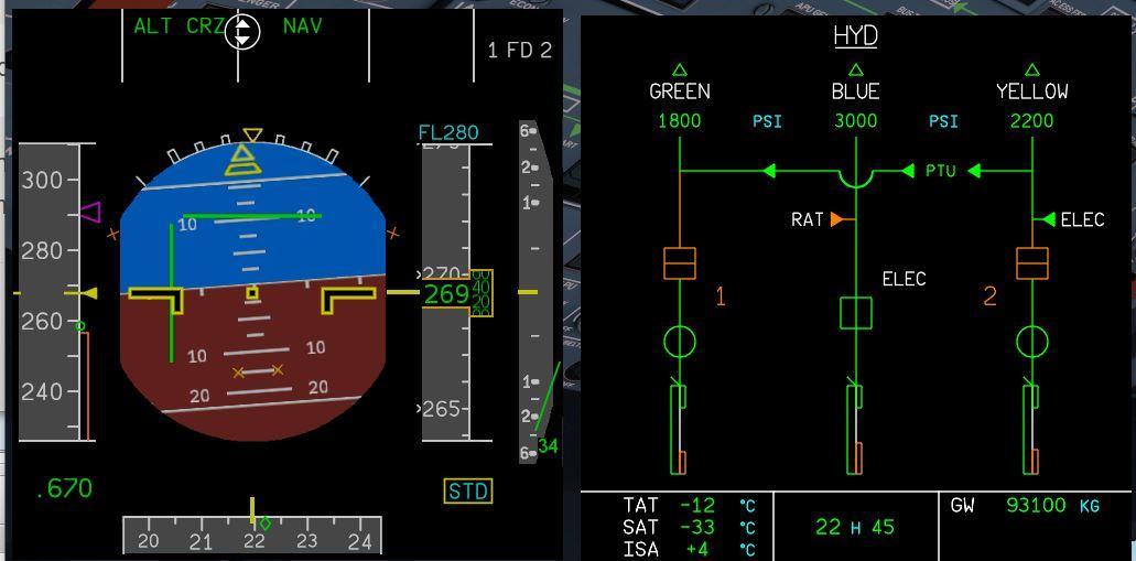 Yellow Electrical Pump not pressurising in flight. - Airbus A321 - X ...