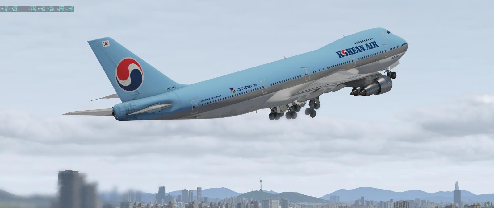 Felis 747-200 Korean Air HL7463 NC Visit Korea '94 - Aircraft
