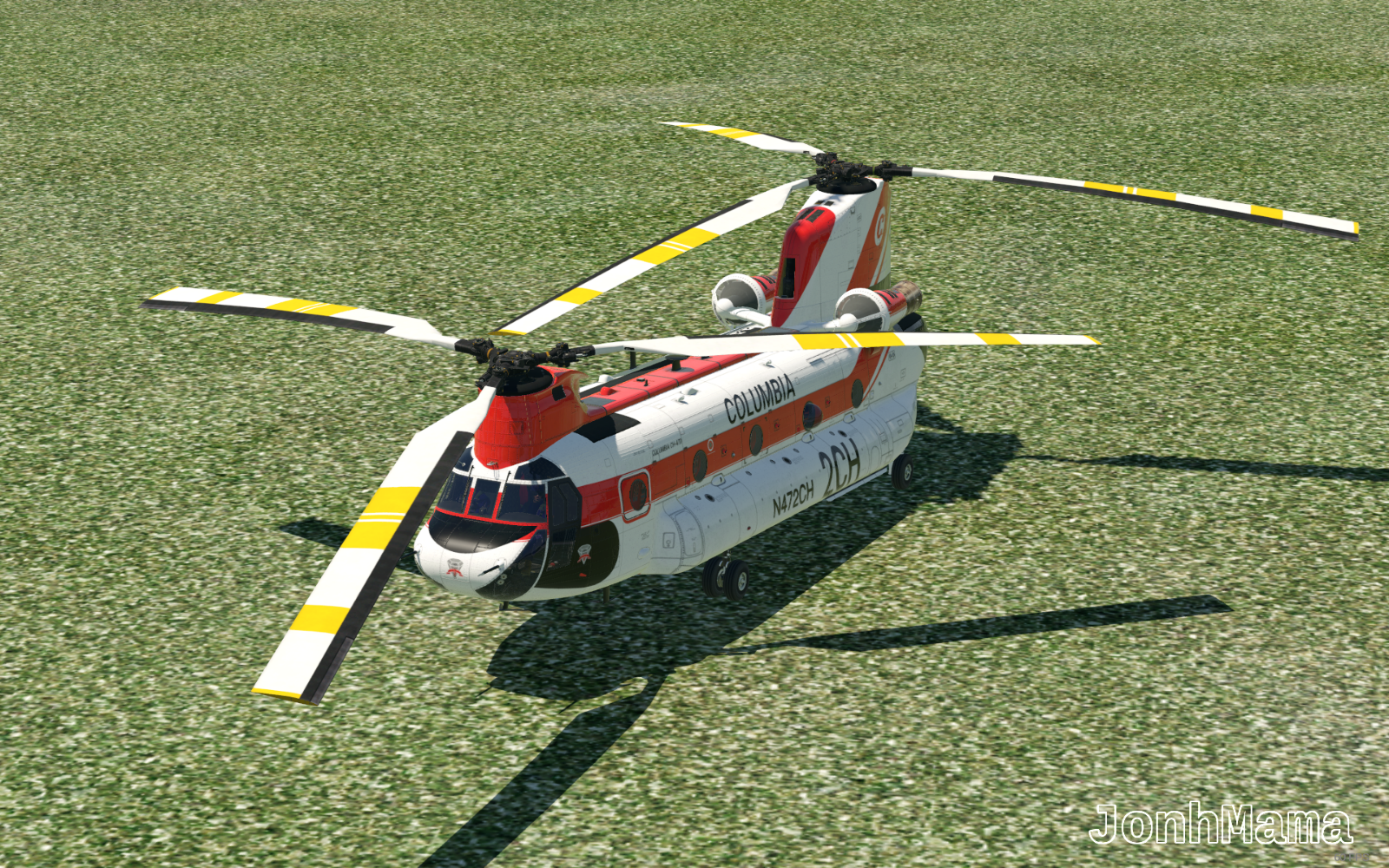 X-Trident CH47 - N472CH Columbia Helicopters - Aircraft Skins