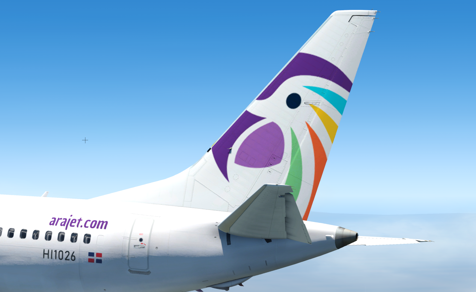 みろくぺ－ジ Arajet HI1026 | Boeing 737 MAX8 - Aircraft Skins - Liveries - X