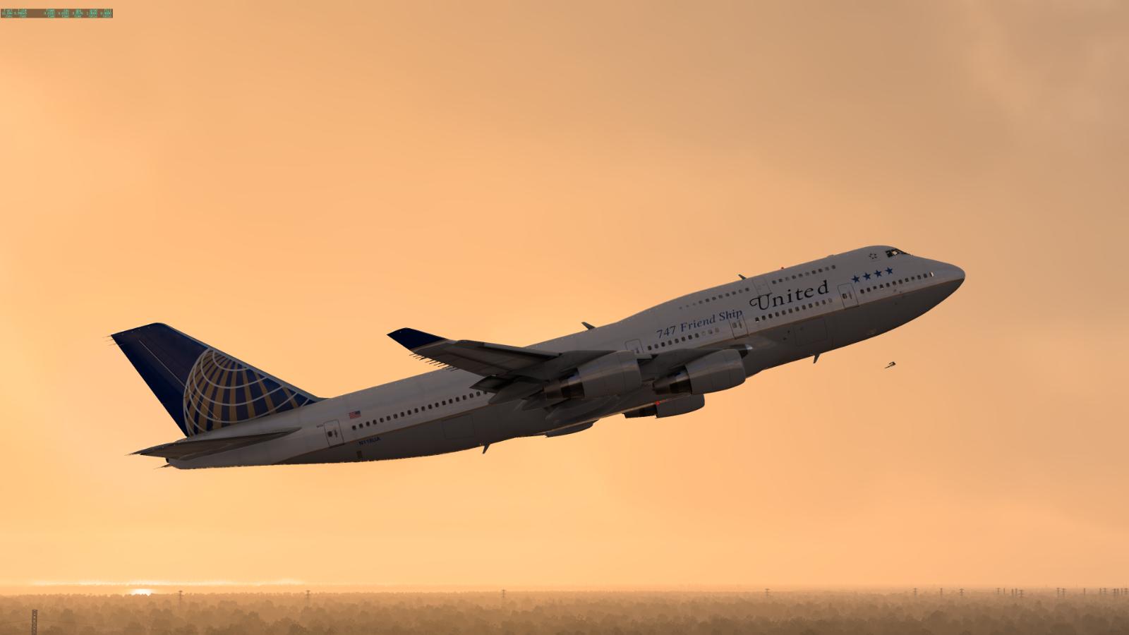 United Airlines Boeing 747-400 747 Friend Ship N118UA - Aircraft