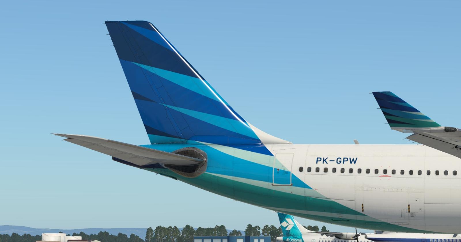 Garuda Indonesia PK-GPW for Default Laminar A330-300 XP12