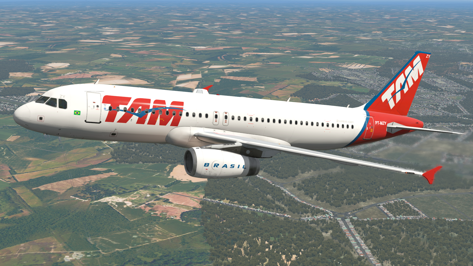 Flightfactor A320 IAE MATAVIA MOD - TAM PT-MZY - FlightFactor - X