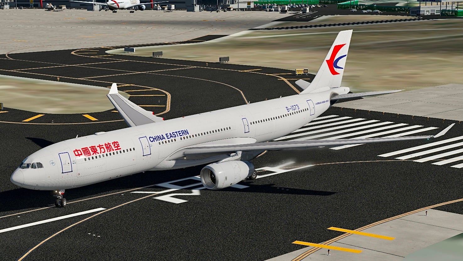 China Eastern Airlines Livery for Laminar A330(XP12 Default A330