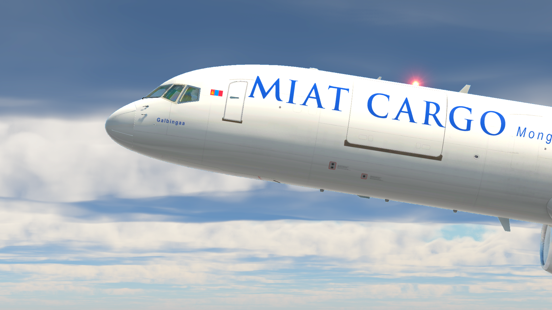 757-200F | MIAT Mongolian Airlines Freighter | (Flight Factor