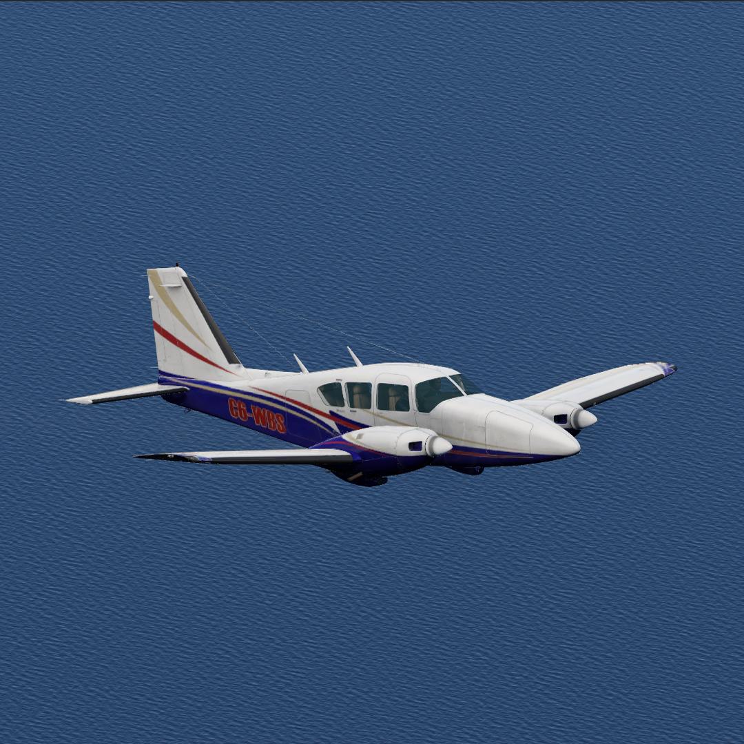 Alabeo PA23 Aztec - C6-WBS - Aircraft Skins - Liveries - X-Plane