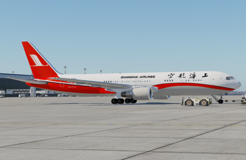 Shanghai Airlines Boeing 767-300 (Project 76) livery pack