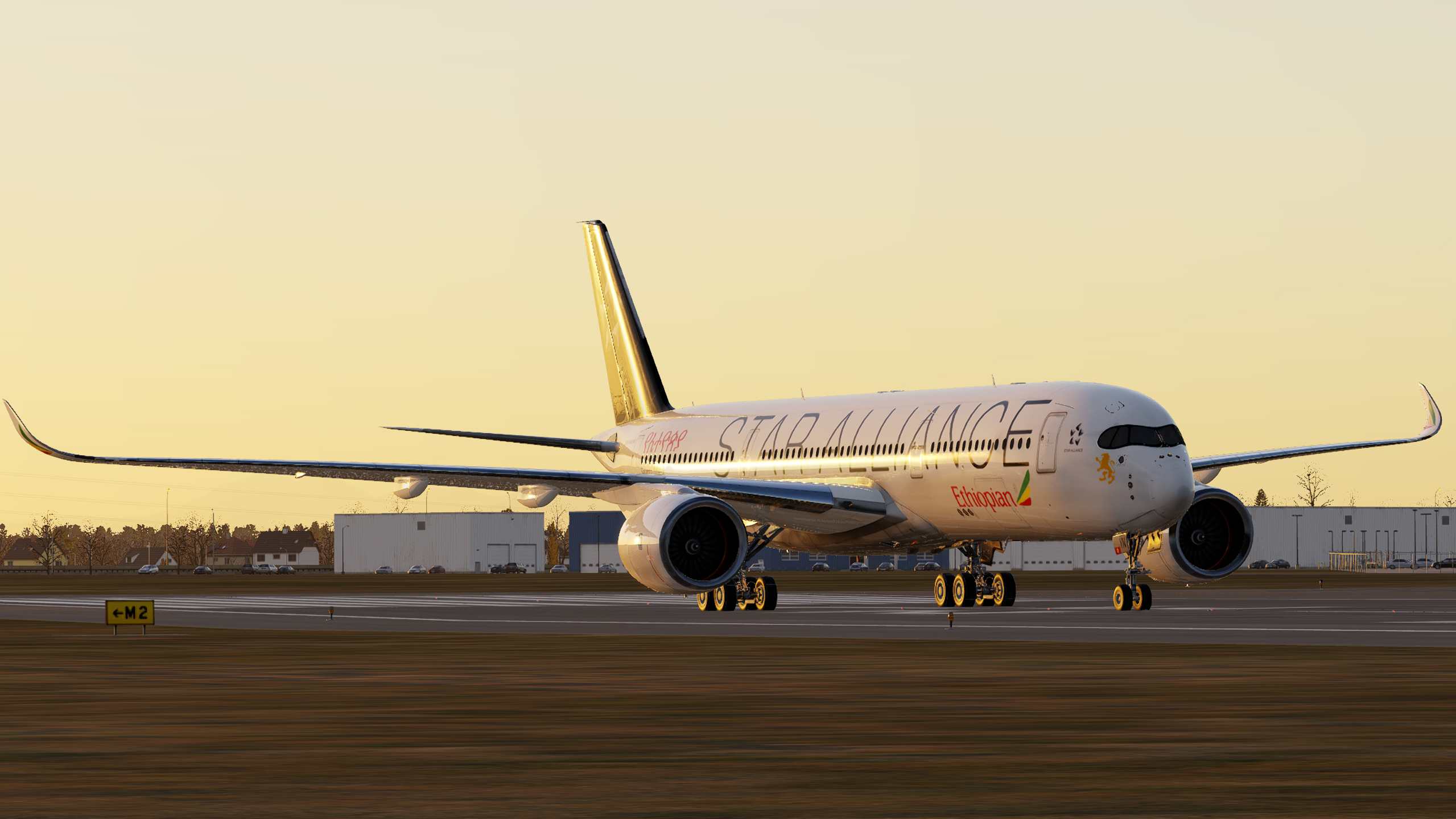 Flightfactor A350-900 Ethiopian Airlines Star Alliance ET-AYN