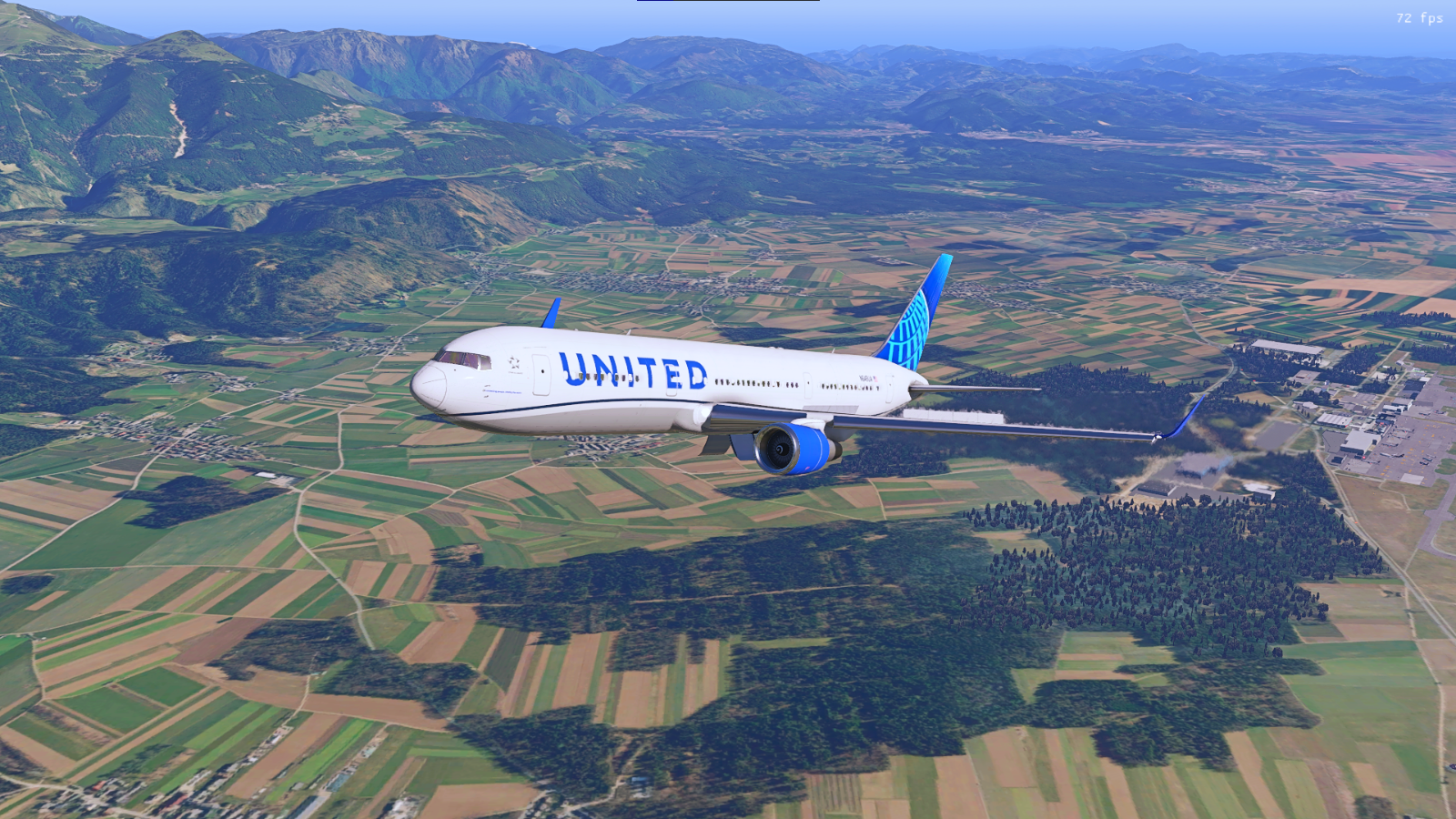 United Evo-Blue livery for 