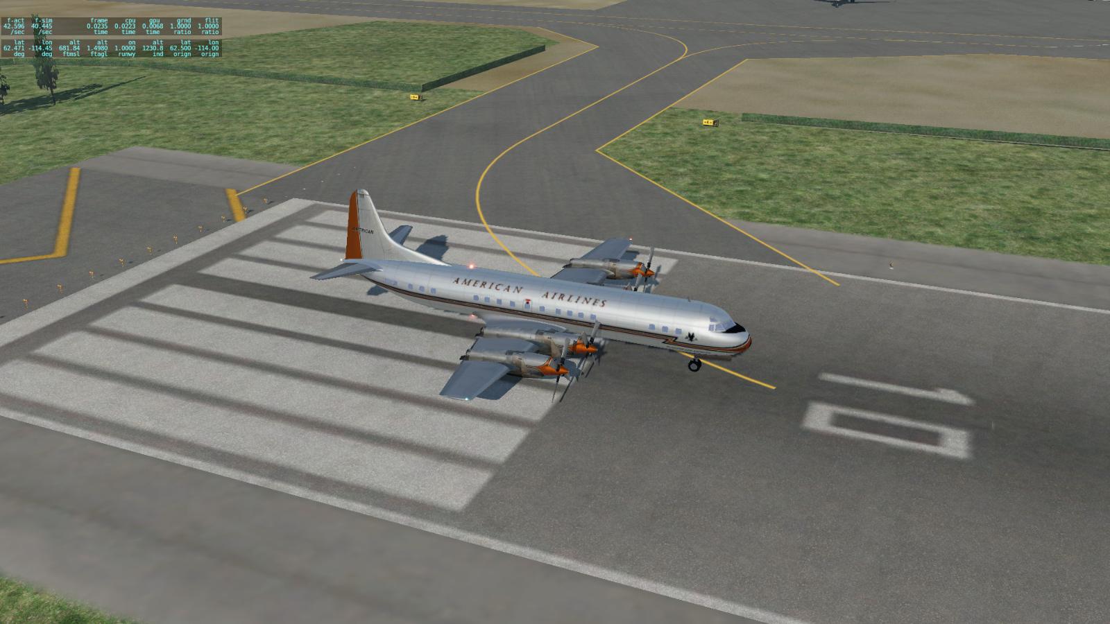 Lockheed L-188 Electra - American Airlines N6129A - Aircraft Skins