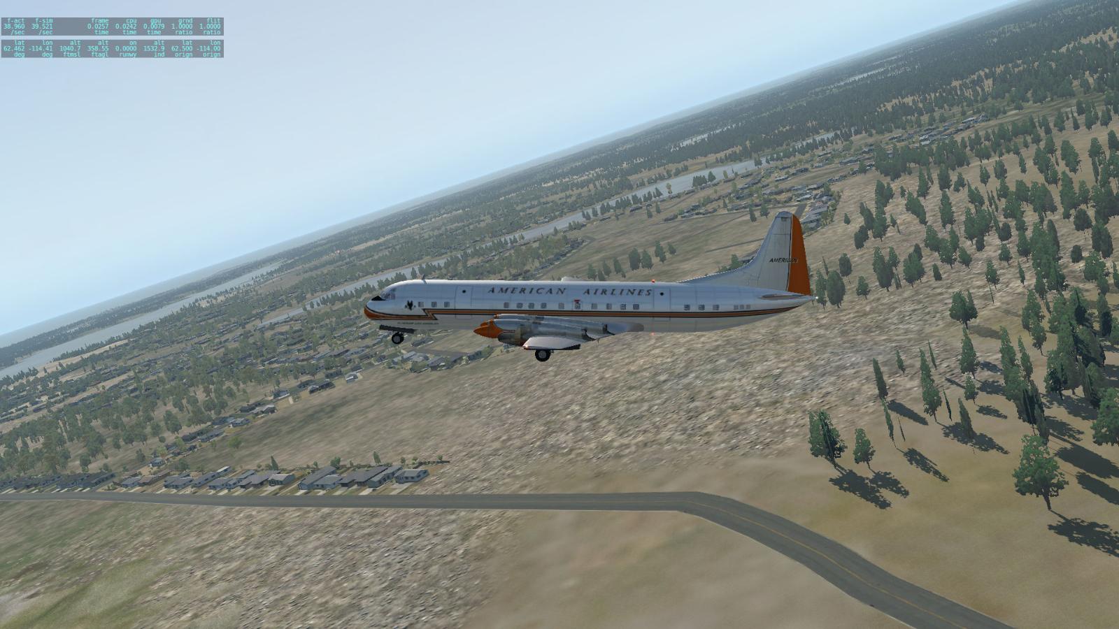 RaceGSXWORLDCUP！L188！ Lockheed L-188 Electra - American Airlines N6129A - Aircraft Skins