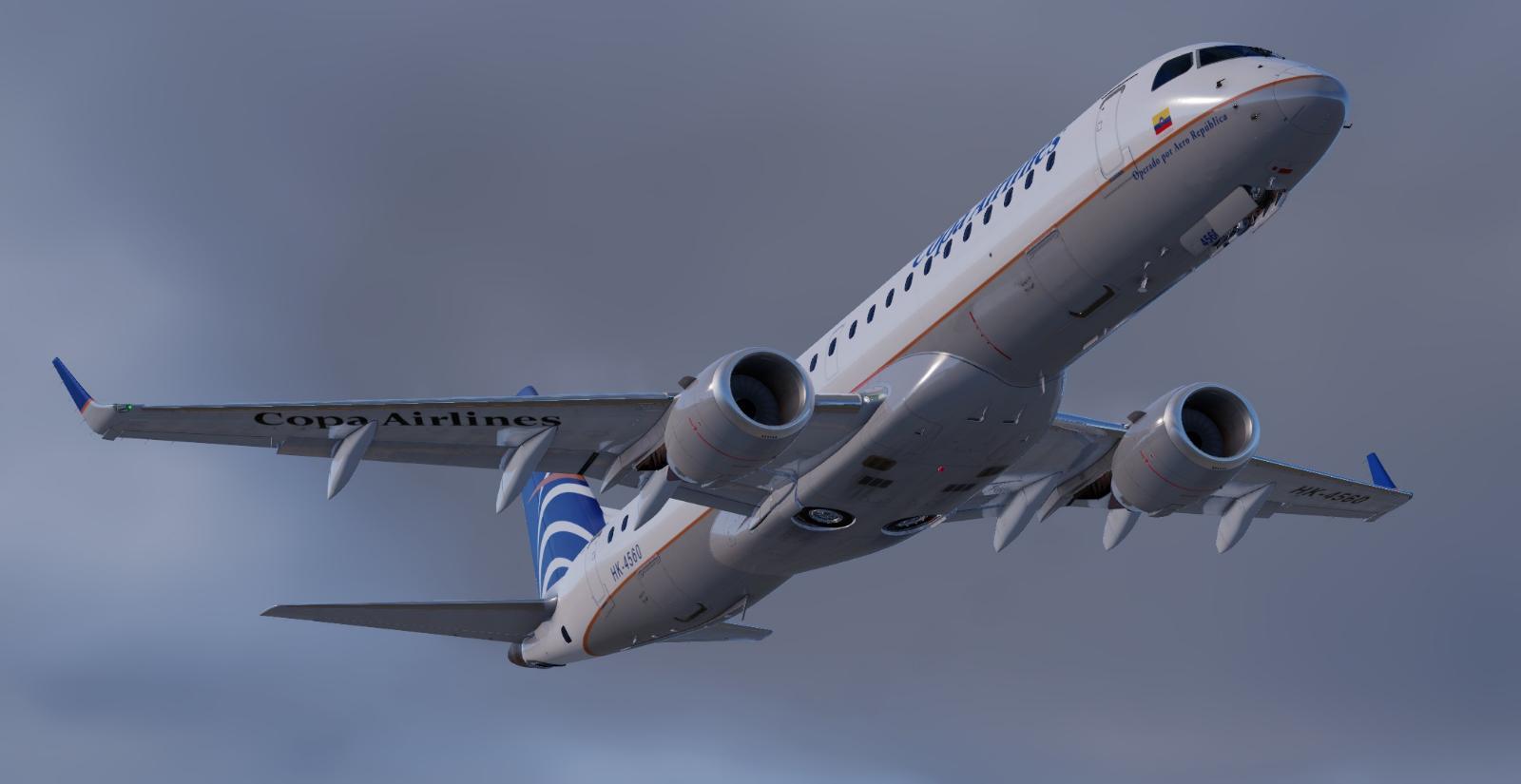 Embraer 190 Copa Airlines (HP-1556CMP) E-Jets by X-Crafts - E-Jets