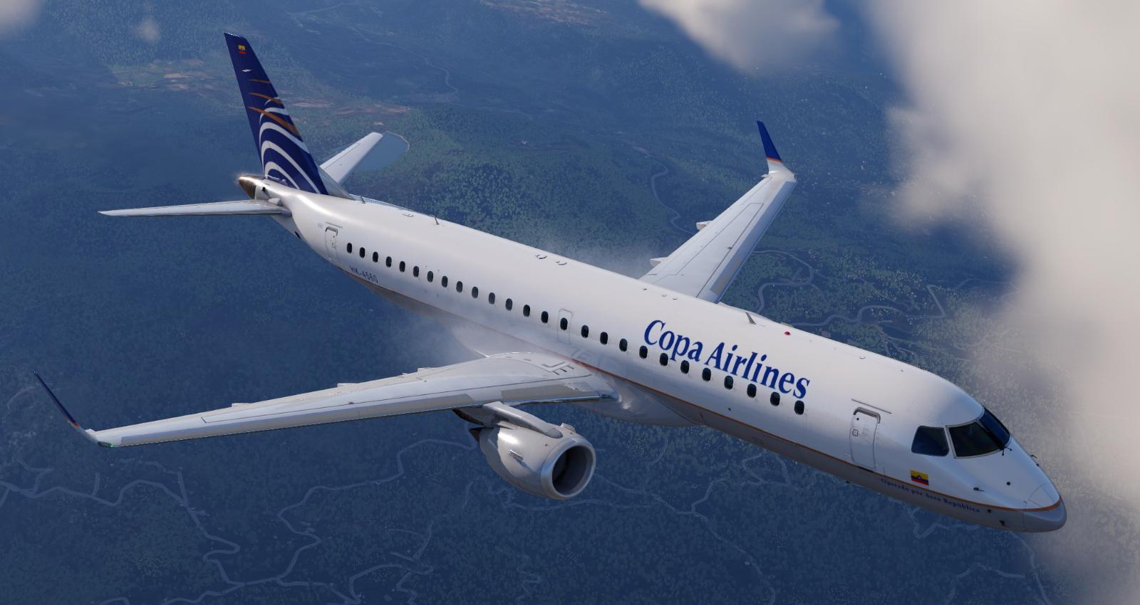 Embraer 190 Copa Airlines (HP-1556CMP) E-Jets by X-Crafts - E-Jets