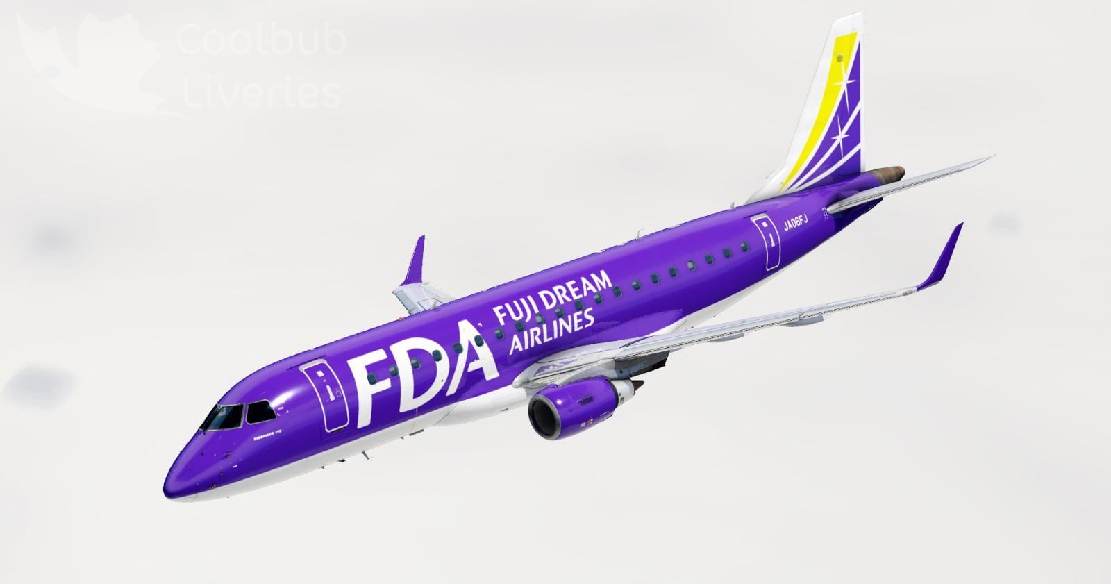 Fuji Dream Airlines FLEET E-Jets Family by X-Crafts - E-Jets