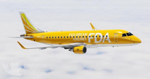 Fuji Dream Airlines FLEET E-Jets Family by X-Crafts - E-Jets