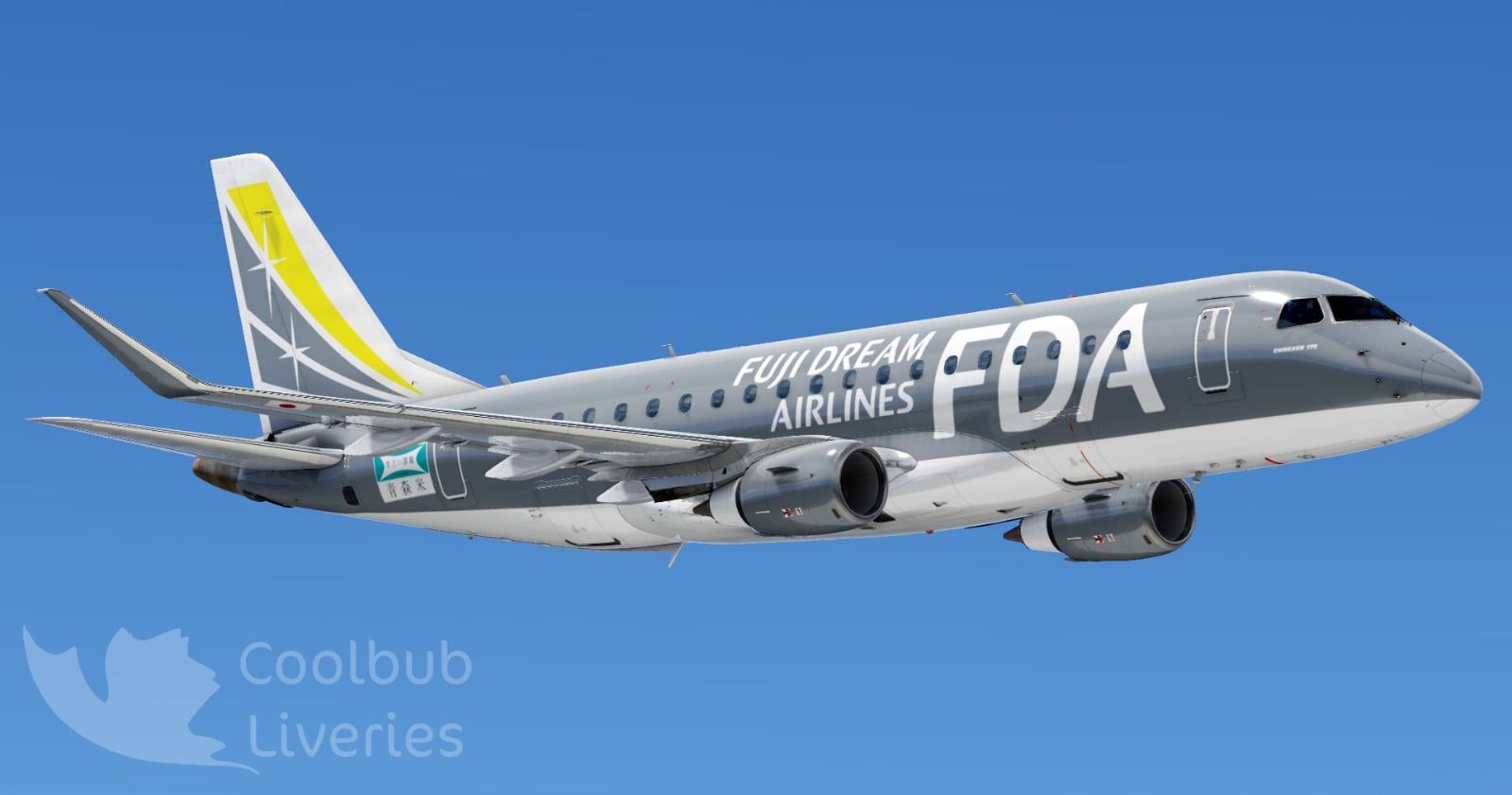 Fuji Dream Airlines FLEET E-Jets Family by X-Crafts - E-Jets
