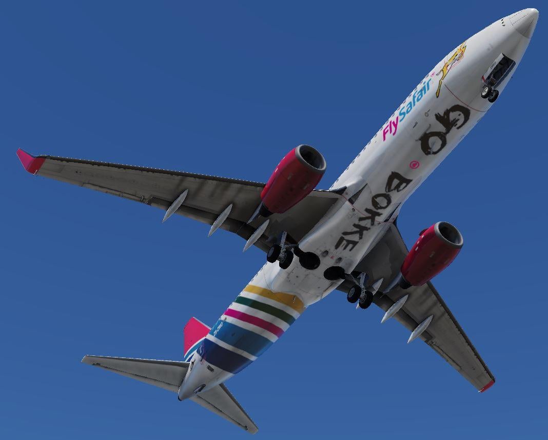 SAFAIR ZS-ZWO Springbok - Zibo 737 - X-Plane.Org Forum