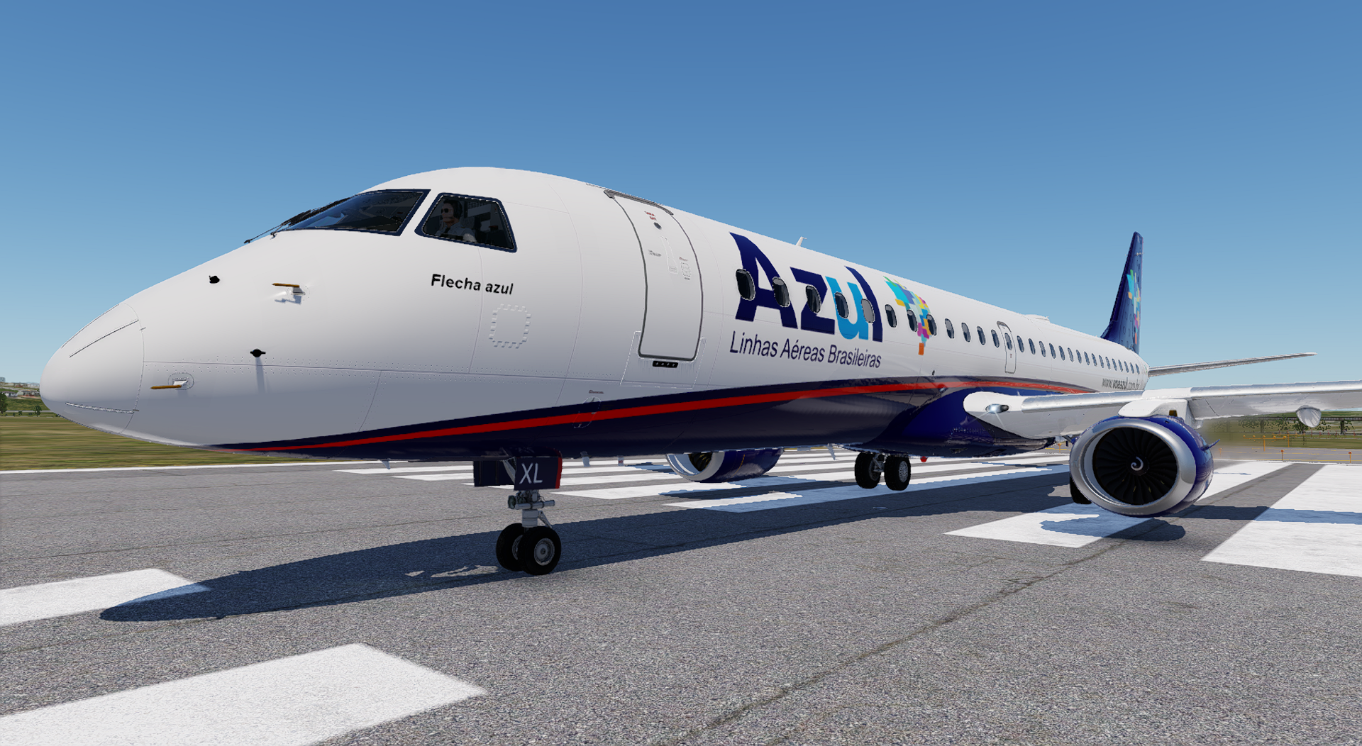Azul Linhas Aéreas (PR-AXL) for Embraer 195-FPS - FPS Ejets - X