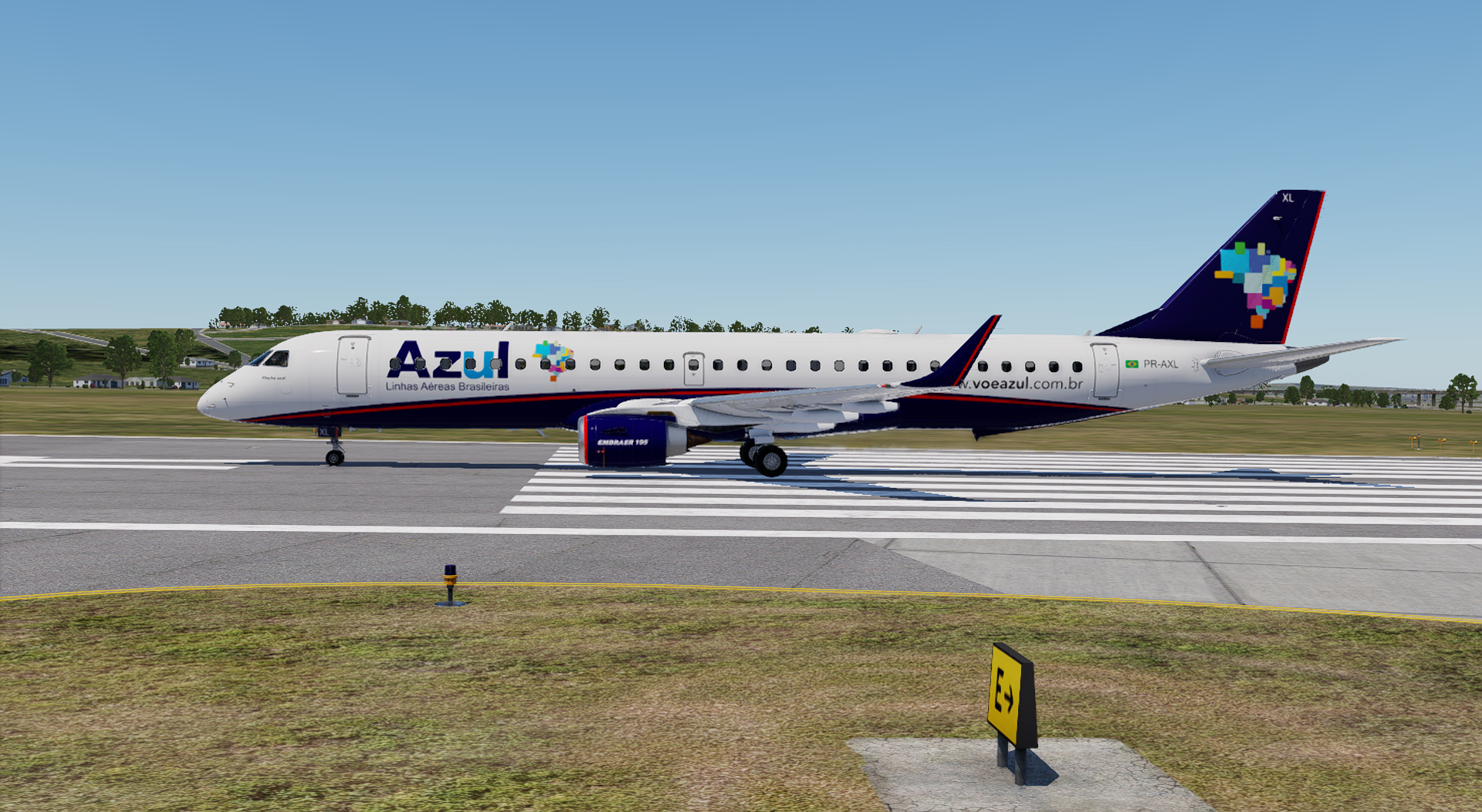 Azul Linhas Aéreas (PR-AXL) for Embraer 195-FPS - FPS Ejets - X