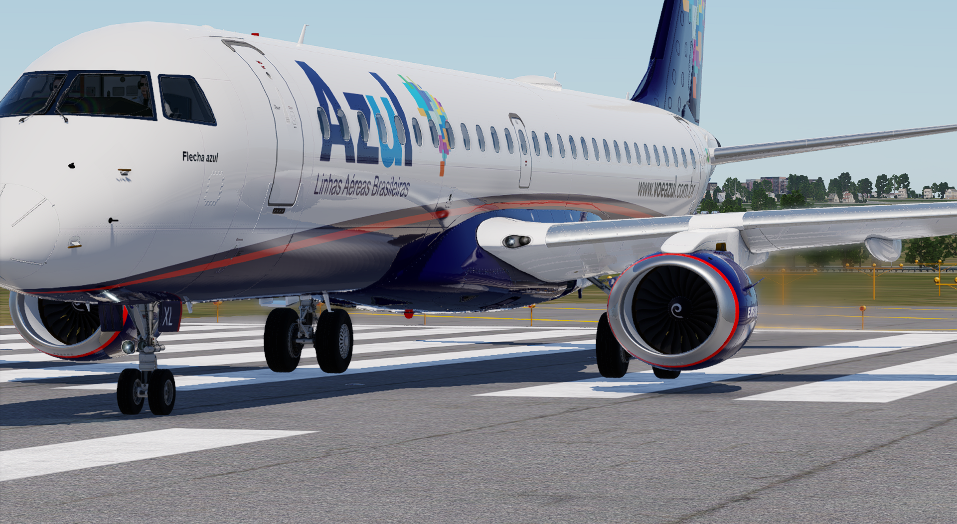 Azul Linhas Aéreas (PR-AXL) for Embraer 195-FPS - FPS Ejets - X