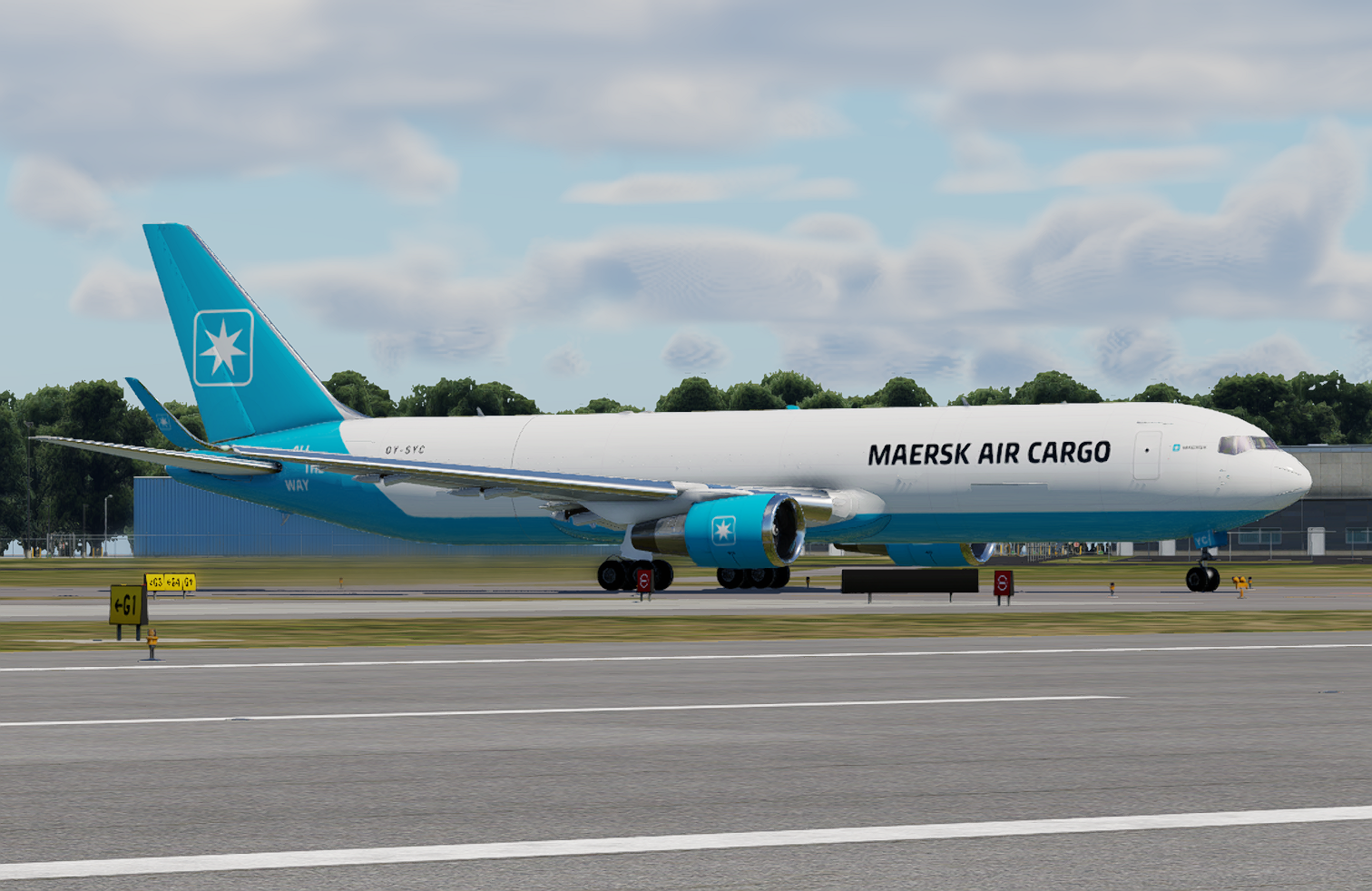 Maersk Air Cargo Boeing 767-300 BDSF Project 76 OY-SYC - Aircraft