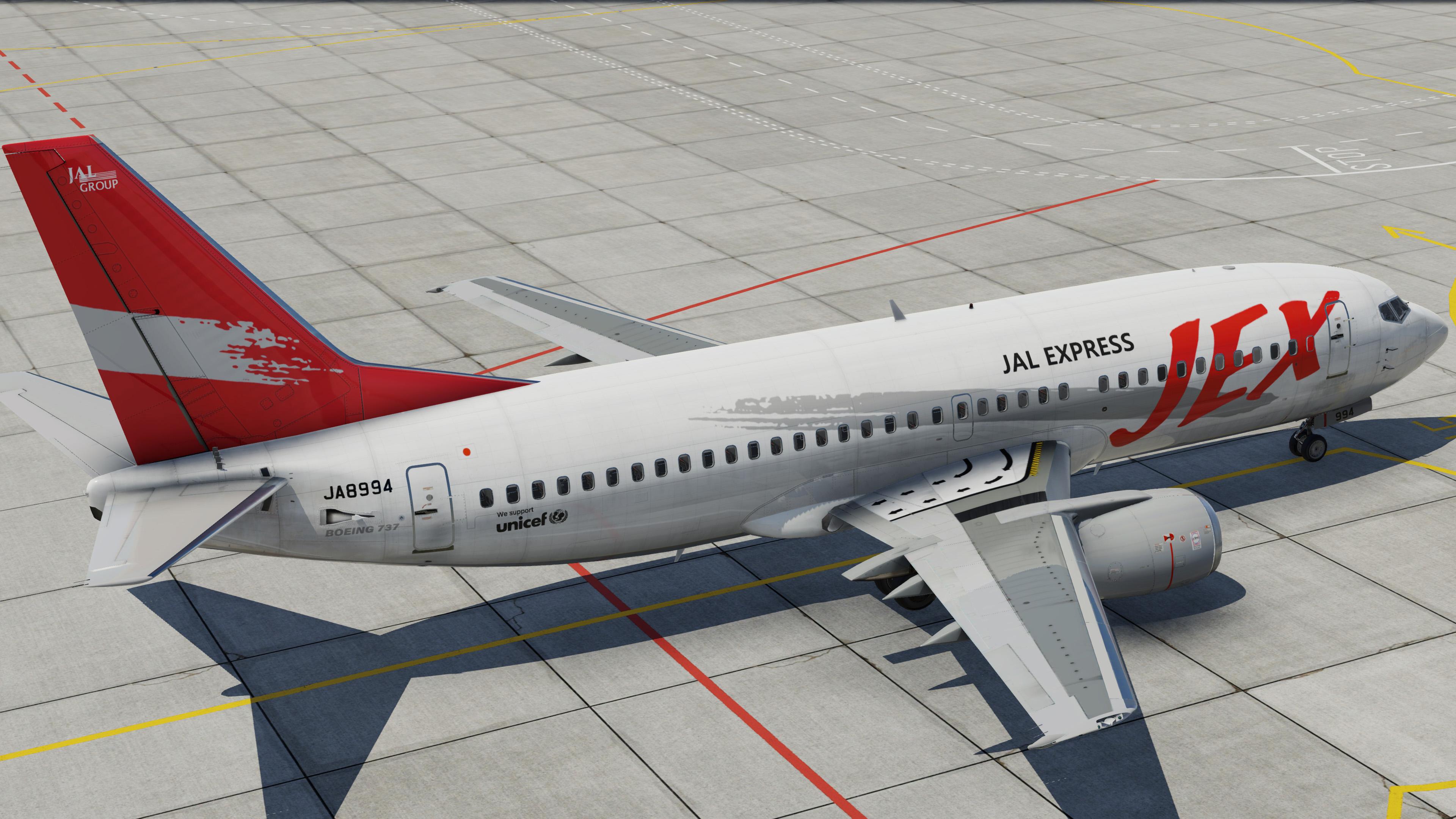 IXEG 737 Classic Plus JAL Express - Aircraft Skins - Liveries - X