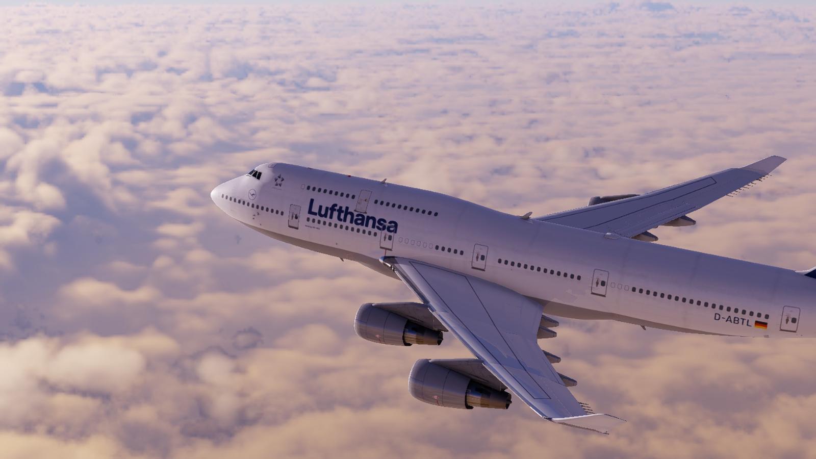 ⚡LUFTHANSA / D-ABTL / BOEING B744 (Def/Sparky) - Aircraft Skins