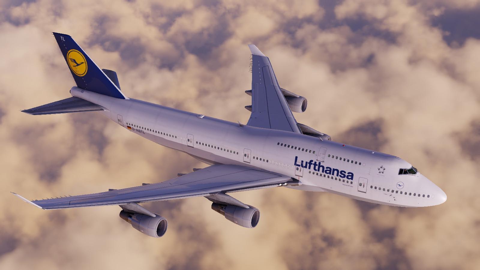 ⚡LUFTHANSA / D-ABTL / BOEING B744 (Def/Sparky) - Aircraft Skins