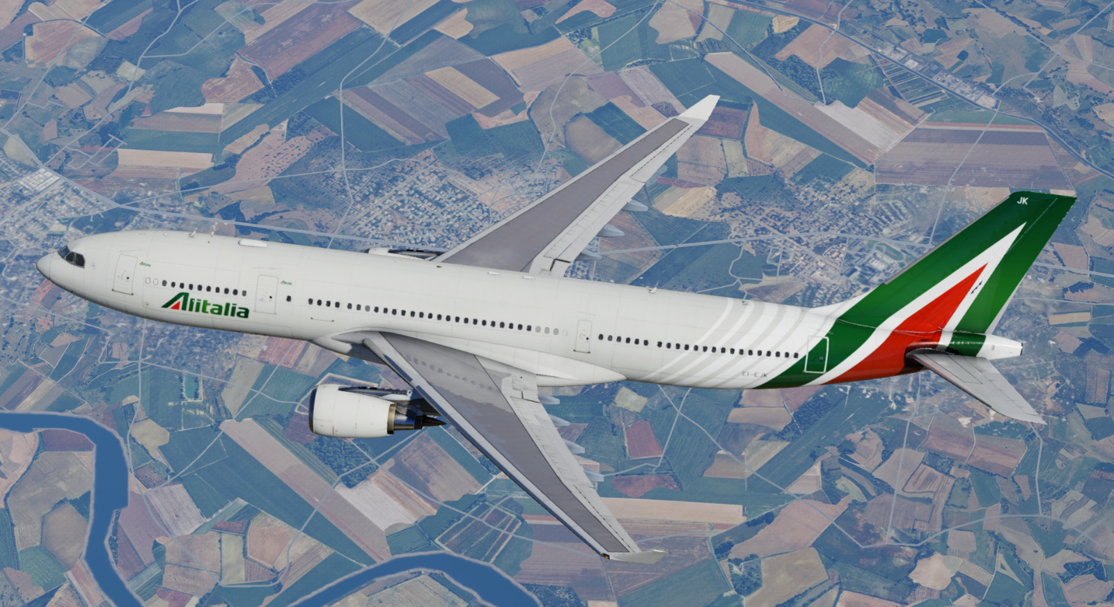 X-Works A330-200 Alitalia (EI-EJK) - Aircraft Skins - Liveries - X