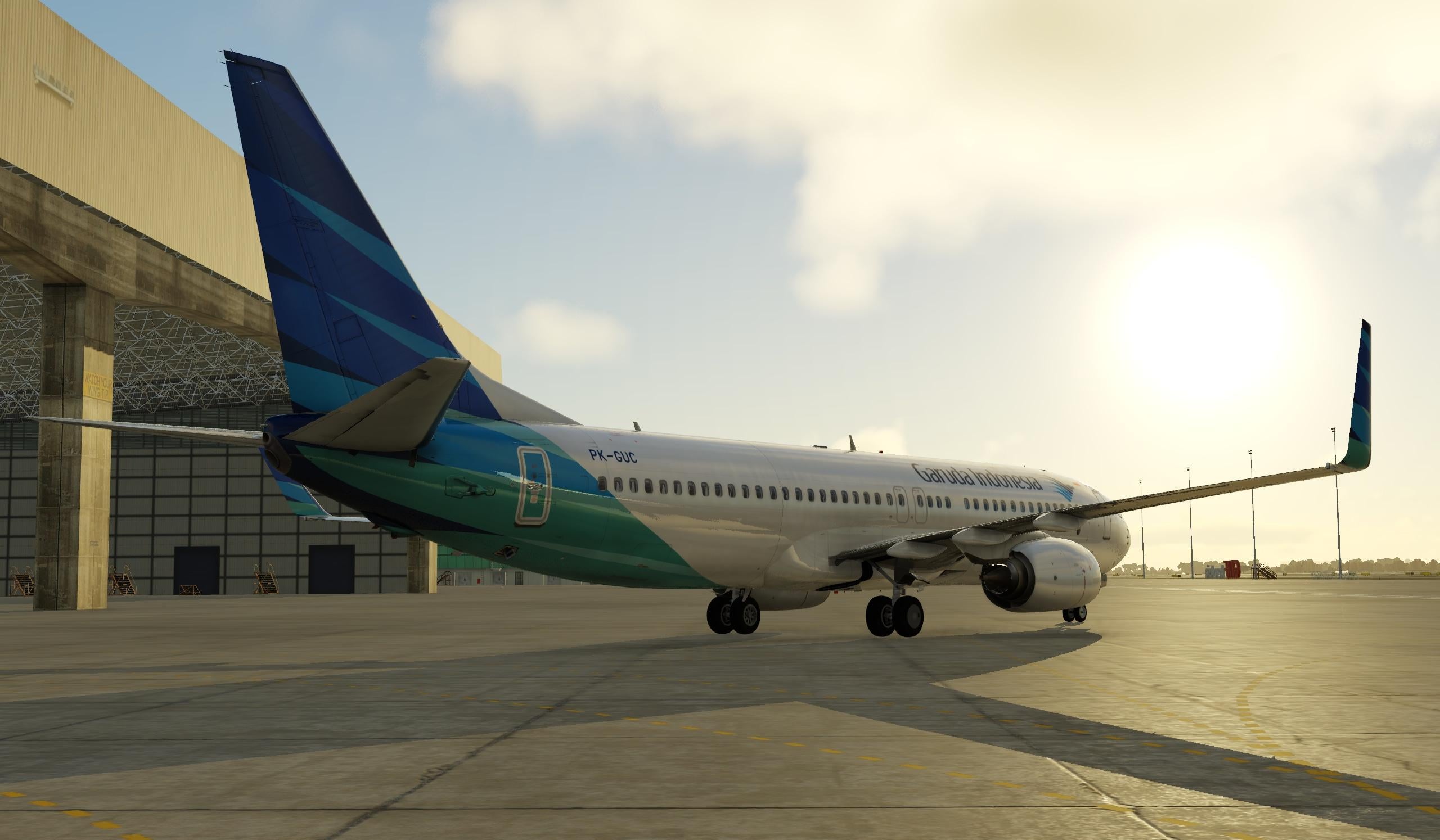 Zibo 737-800X Garuda Indonesia PK-GUx series - Zibo 737 - X-Plane
