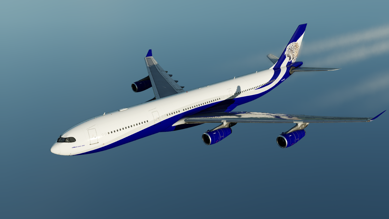 XP12] HiFly 9H-TQZ 'Wildlife Leopard' (X-Works A340-300
