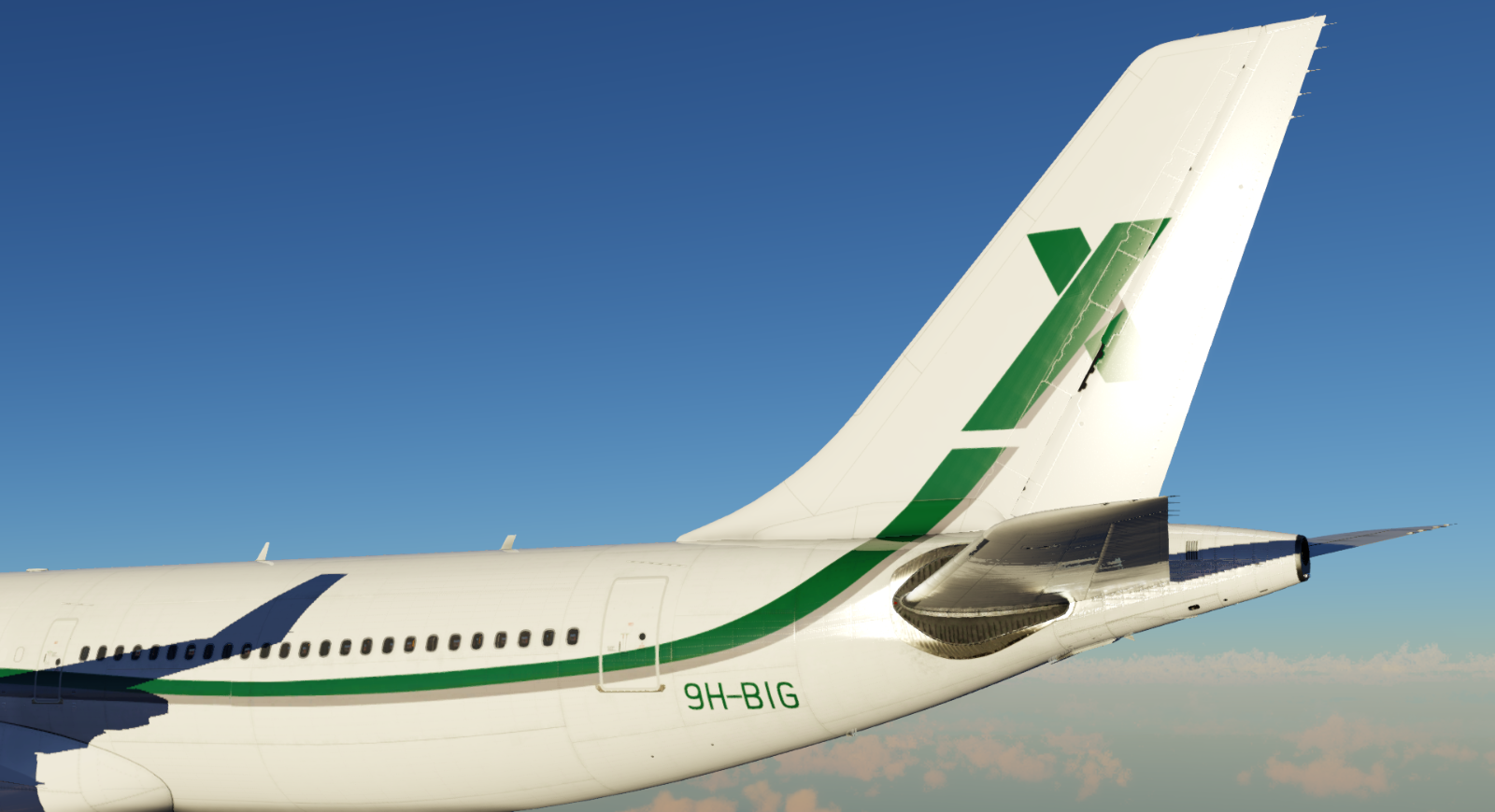 X-Works A340-300 AirX Charter (9H-BIG) - Aircraft Skins - Liveries