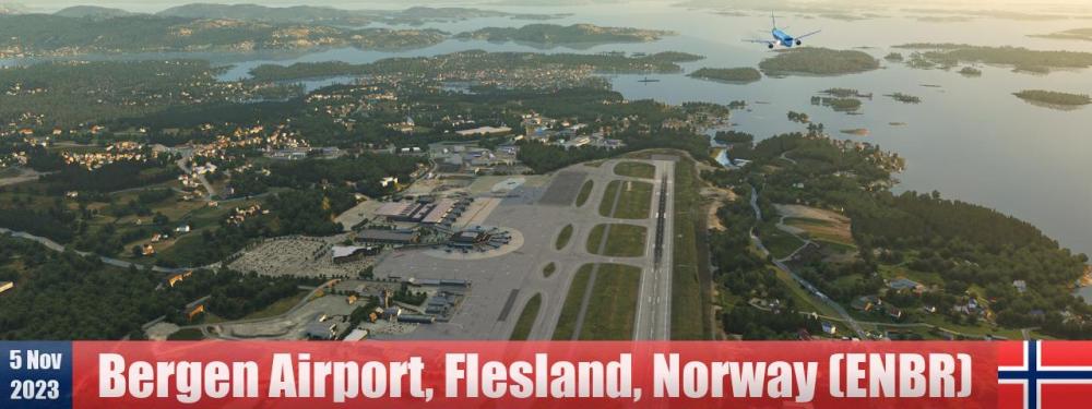 🇳🇴 982nd fly-in: Bergen Flesland, Norway (ENBR) - Online Flight