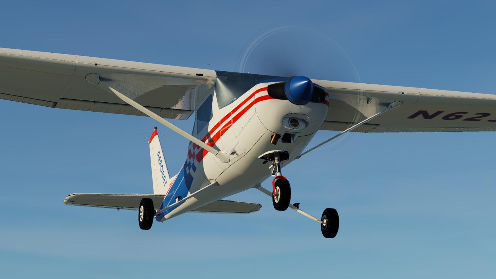 ZL Simulation: Cessna 152 Aerobat N62391 w/ overhauled textures