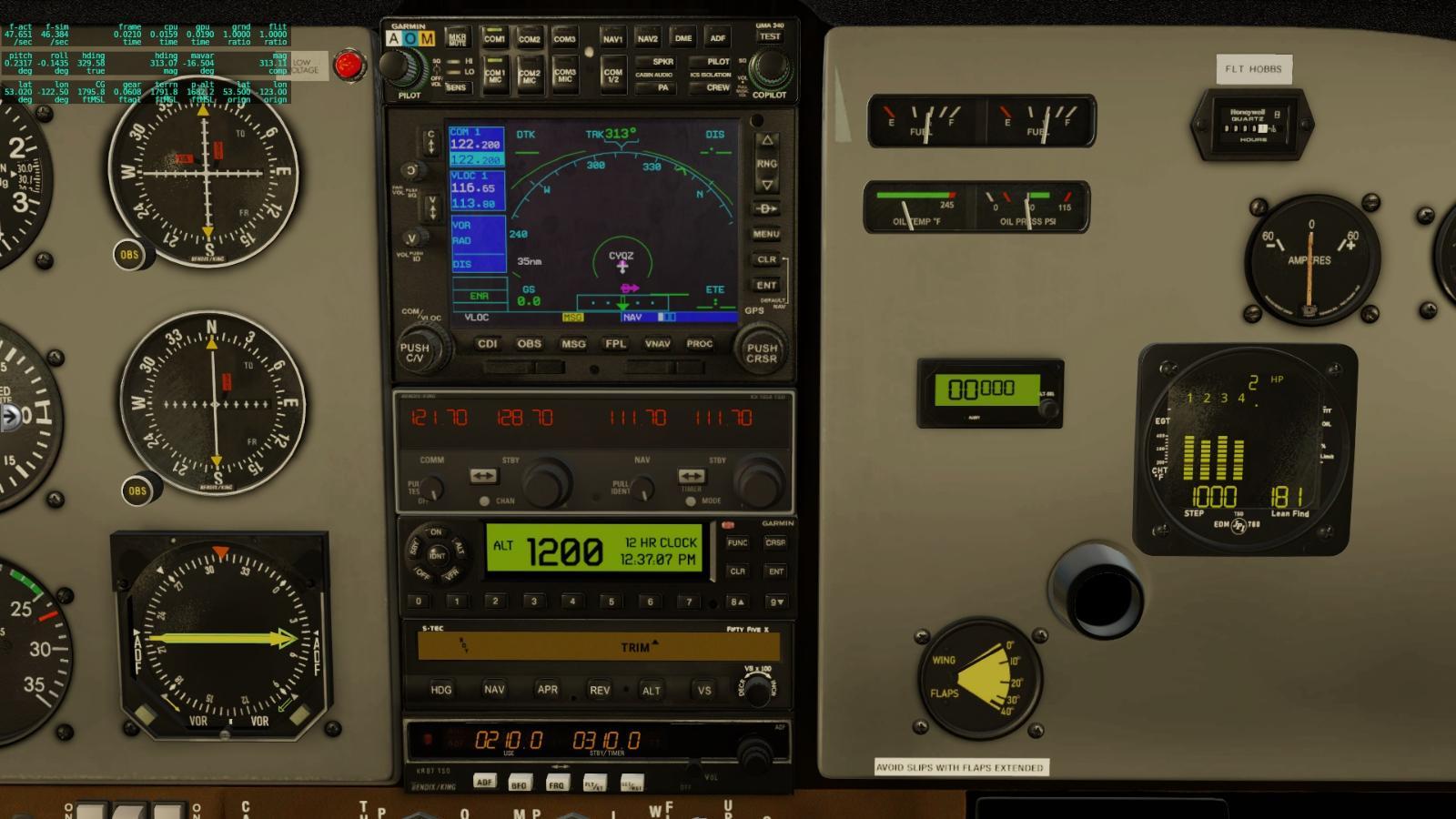 How to edit registration on the cockpit panel? - Thranda Cessna