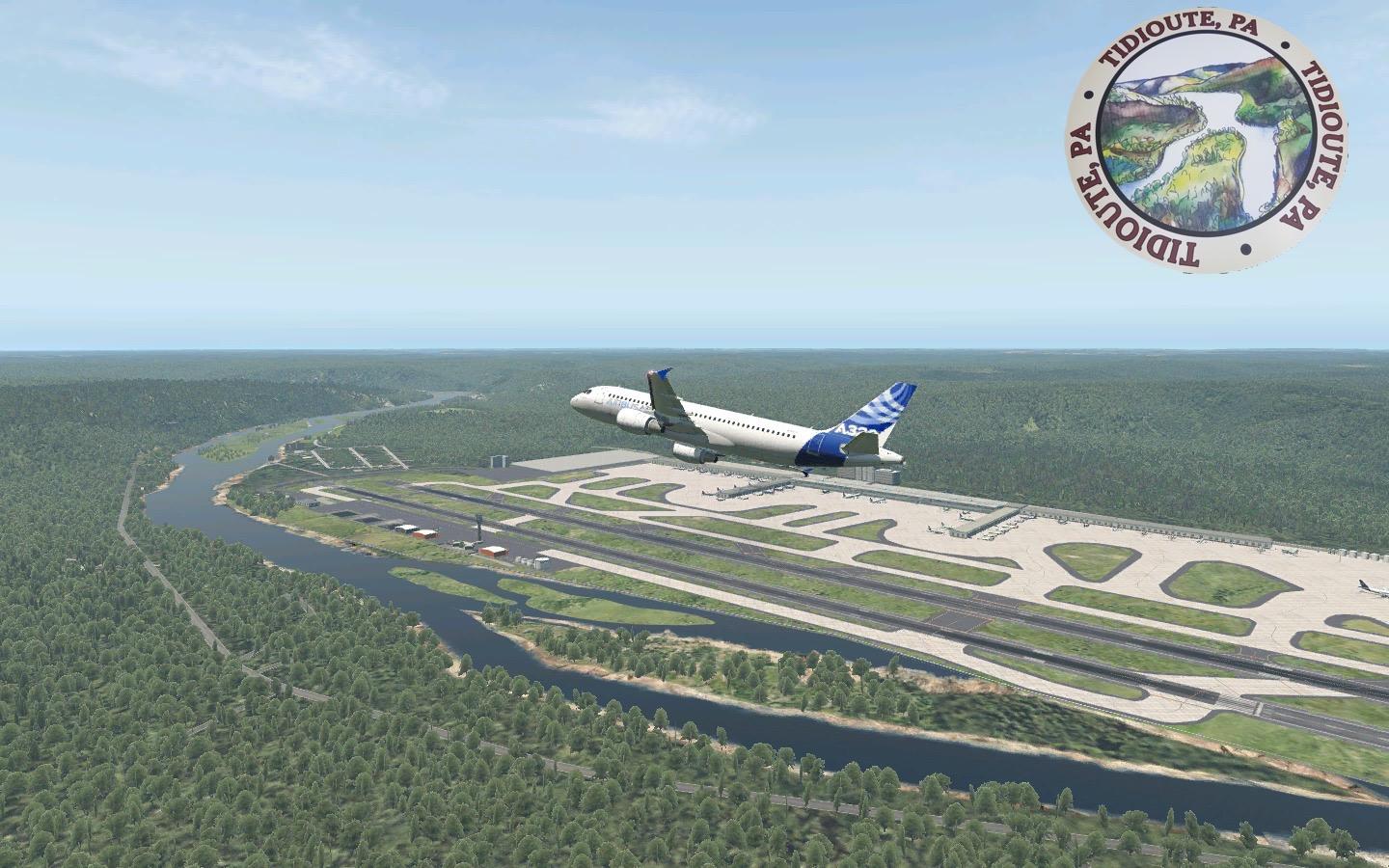 Tidioute-Allegheny Airport: The American Kai Tak - Scenery