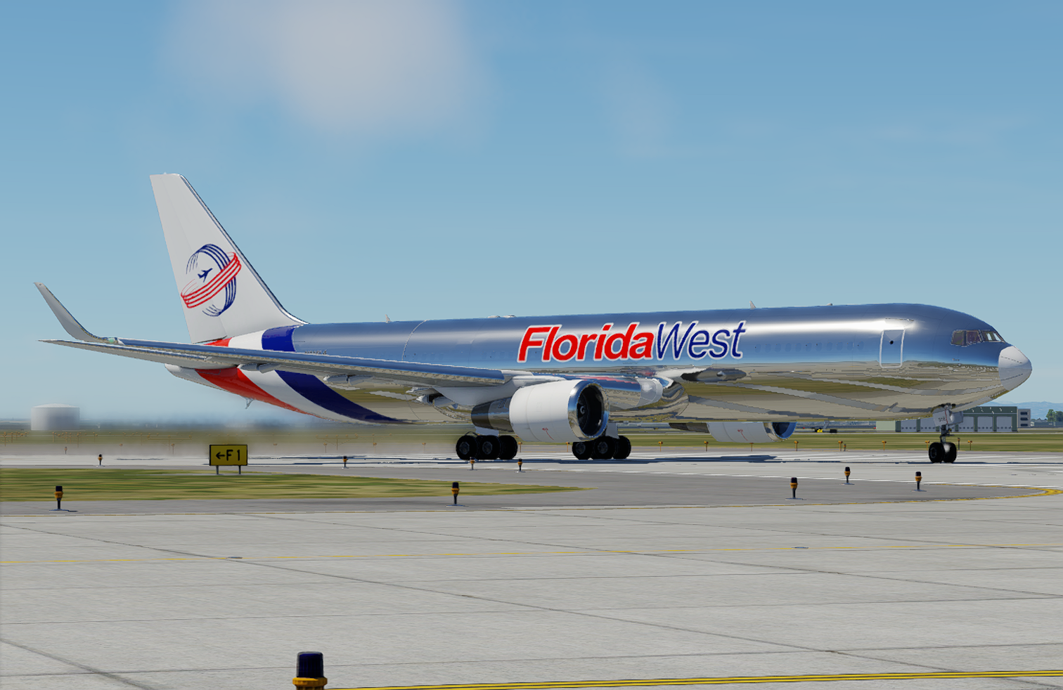 Florida West Boeing 767-300 N316LA Project 76 - Aircraft Skins