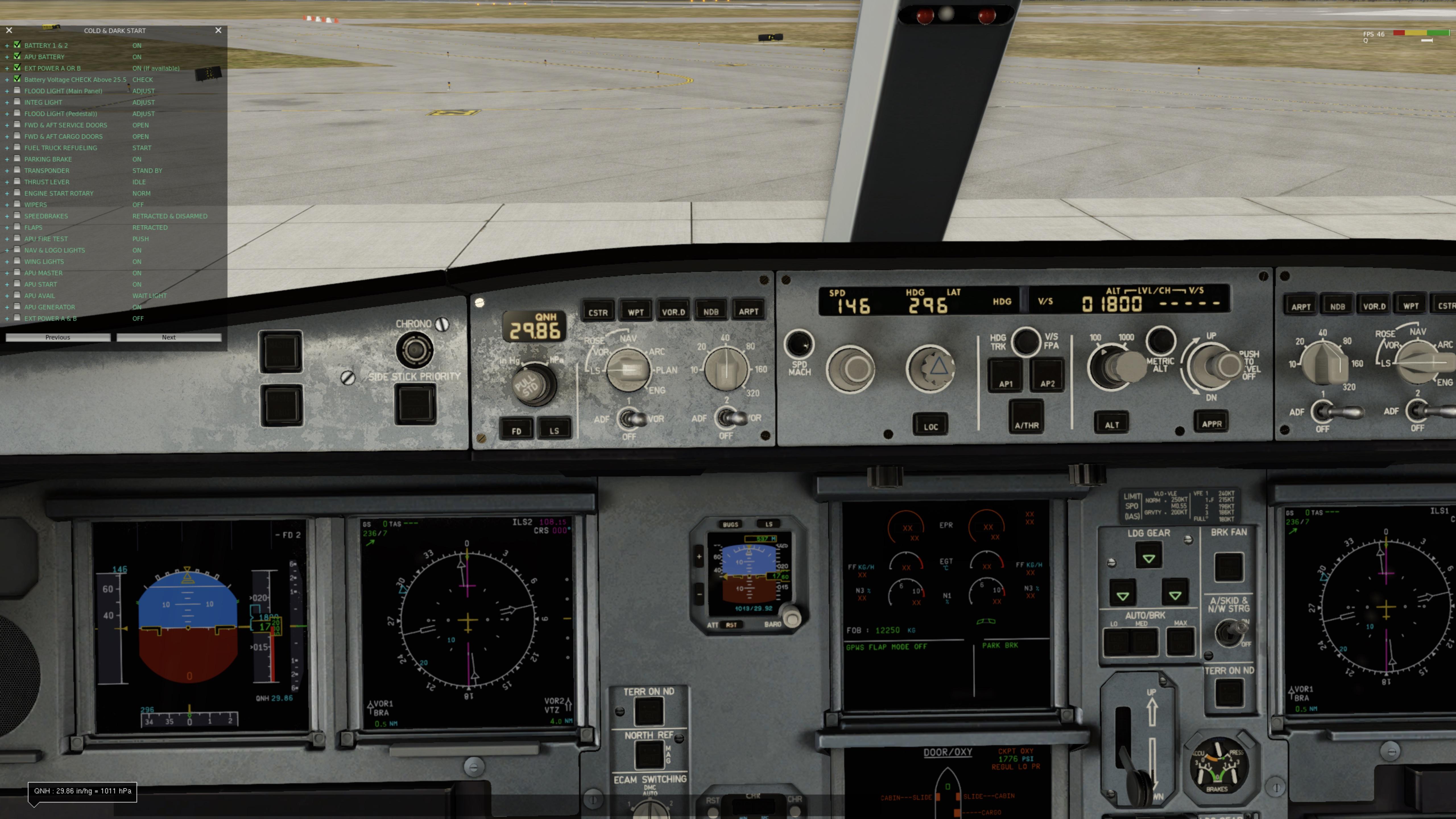 Checklist for Airbus A330 Laminar Default XP12 & A333 by