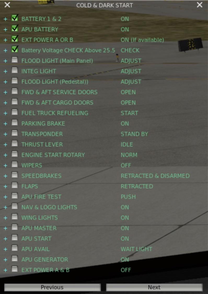 Checklist for Airbus A330 Laminar Default XP12 & A333 by