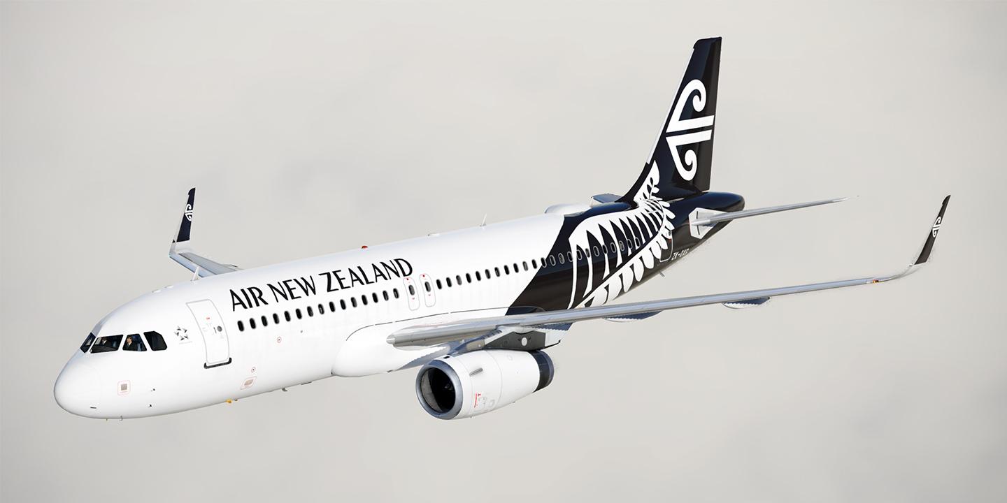 Toliss A320neo Air New Zealand (ZK-NHC) UHD 8K and 4K options
