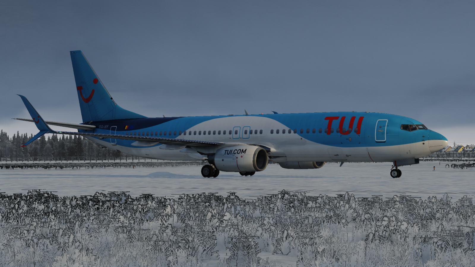 TUI fly [OO-JEF] for Zibo B737-800 - Aircraft Skins - Liveries - X