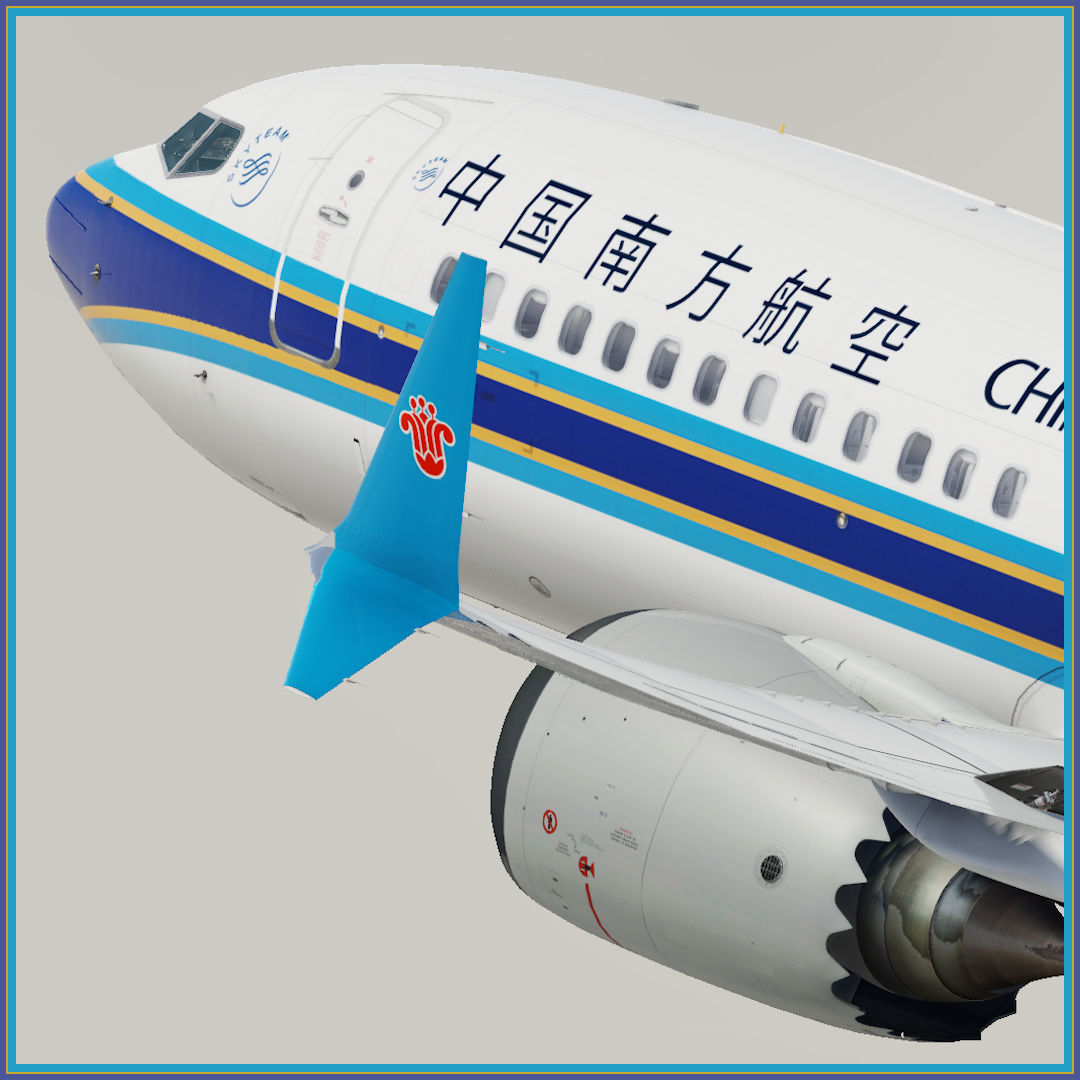 China Southern B-20C8 (Boeing 737 Max 8) - Zibo 737 - X-Plane.Org