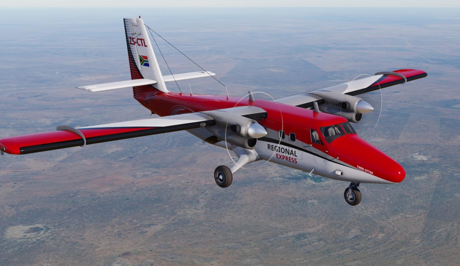 Unofficial XP12 upgrade for RWDesigns DHC-6 Twin Otter V2 - DHC-6