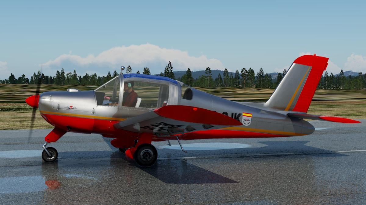 Livery EC-CKJ_Alu for MS893 / SOCATA “Rallye” XP12, by XPFR