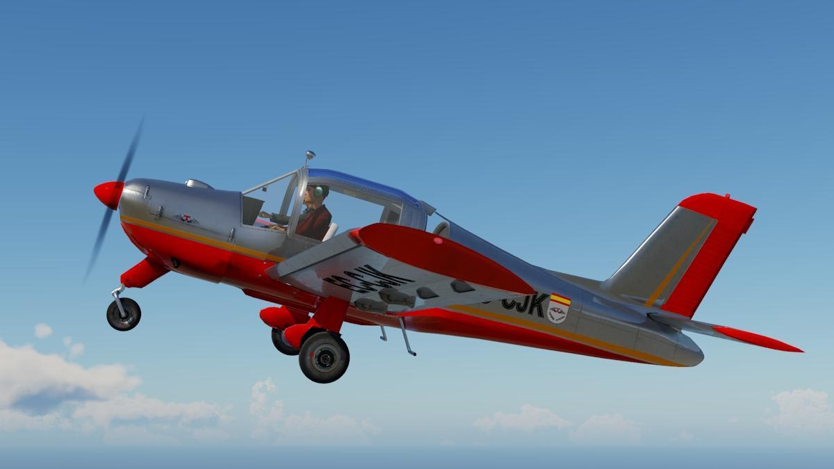 Livery EC-CKJ_Alu for MS893 / SOCATA “Rallye” XP12, by XPFR