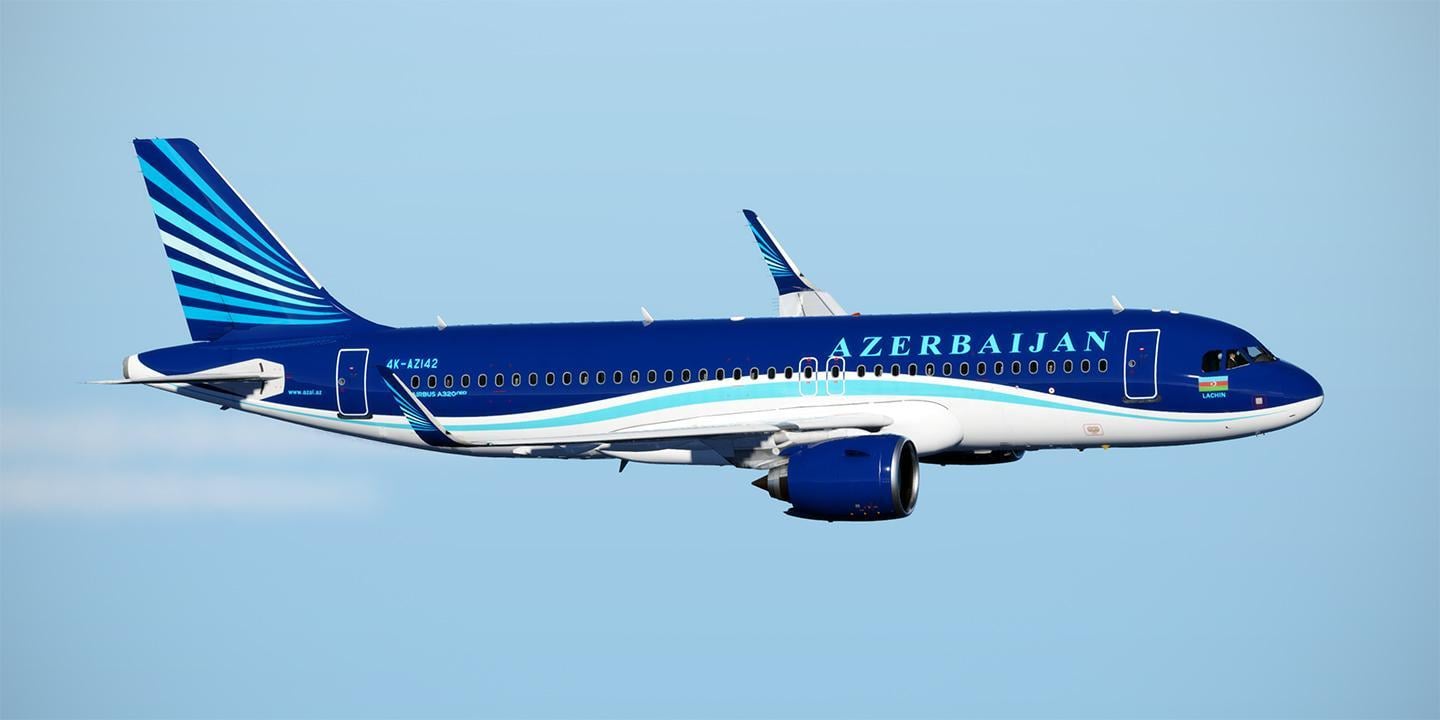 Toliss A320neo Azerbaijan Airlines (4K-AZ142) UHD 8K and 4K