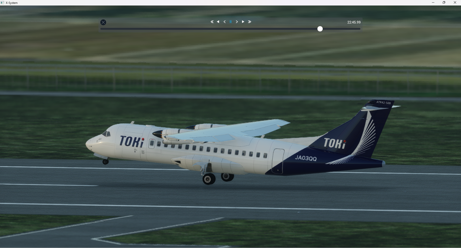 TOKI AIR JA03QQ for Riviere ATR42-500 (And Aerosoft ATR72-500